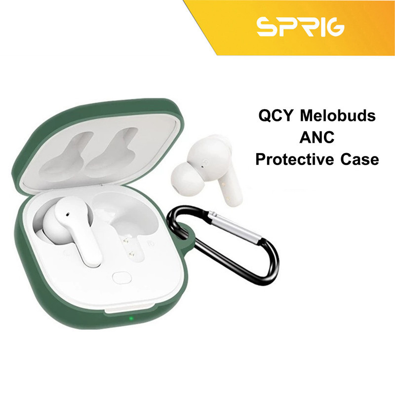 کاور اسپریگ مدل Silicon-SPG مناسب برای کیس هدفون بی سیم کیو سی وای Melobuds ANC