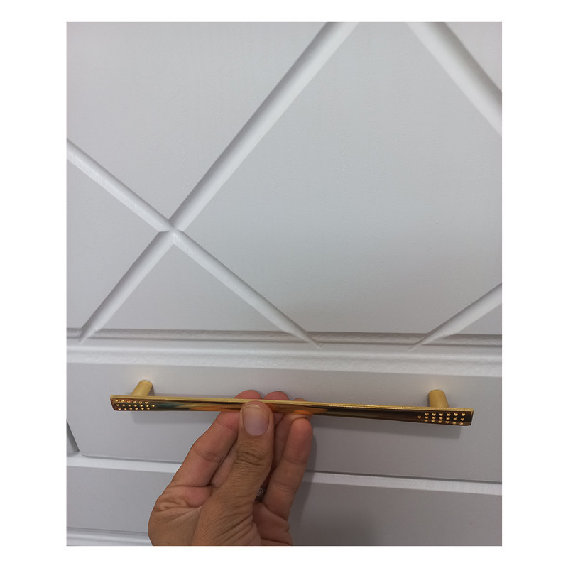 دستگیره کابینت و کمد مدل گراد کد F192 بسته 3 عددی