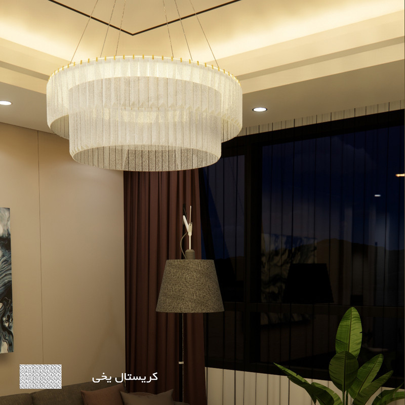 لوستر نورکیا مدل تک حلقه کاردی کد 1R-55K