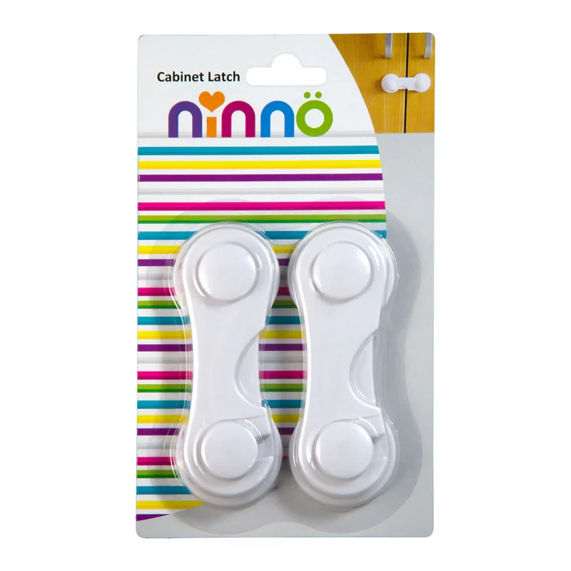 قفل کابینت نینو مدل latch بسته 2 عددی