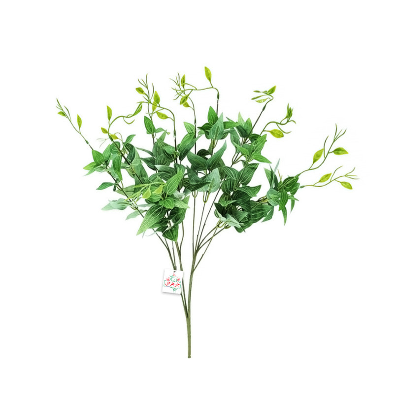 گل مصنوعی جُرجُرگل مدل بوته برگ چای