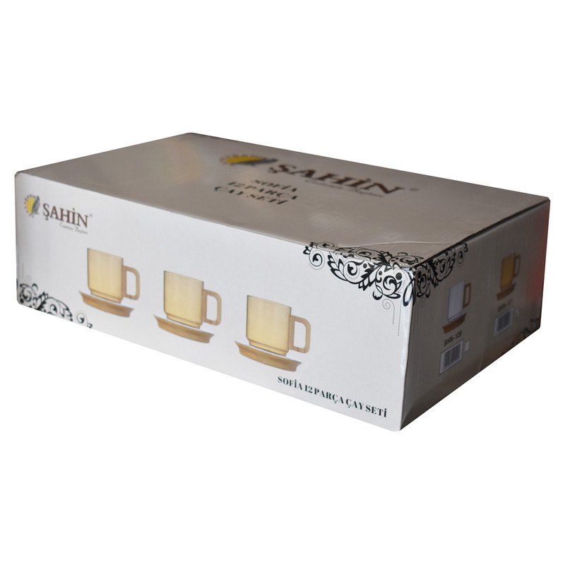 سرویس چای خوری 12 پارچه 6 نفره شاهین مدل SHN-121