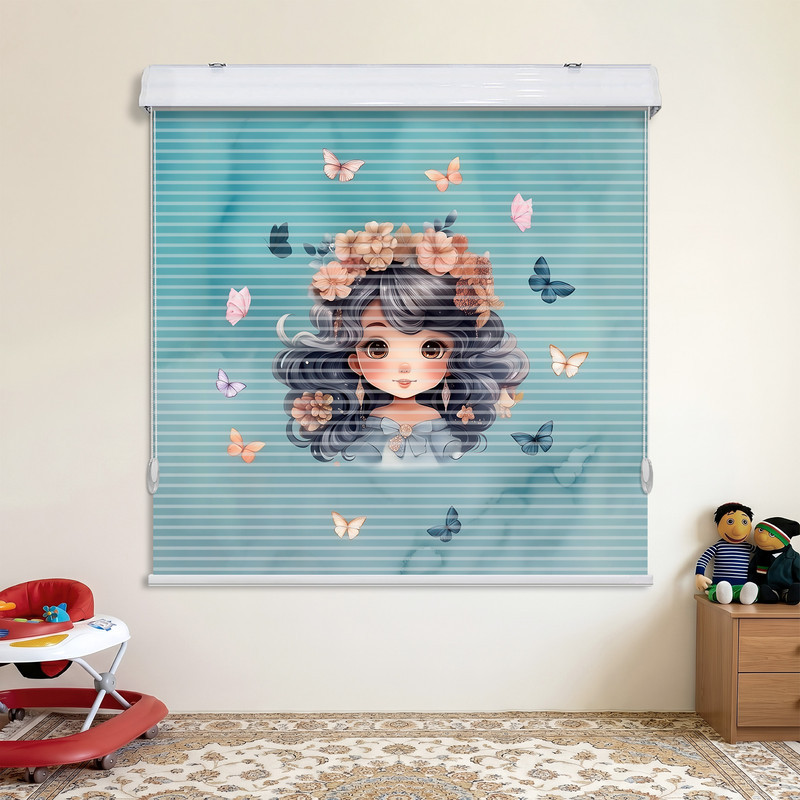 پرده زبرا مدل شب و روز زبران سایز 150 × 120 سانتی‌متر