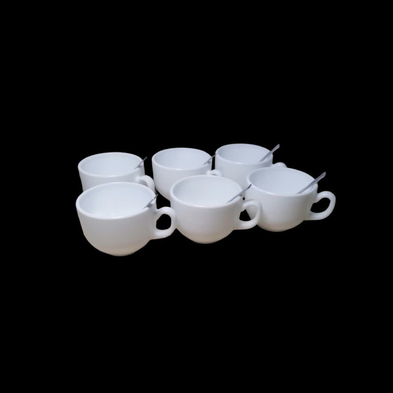 سرویس قهوه خوری 18 پارچه 6 نفره دینو مدل گرد کلاسیک