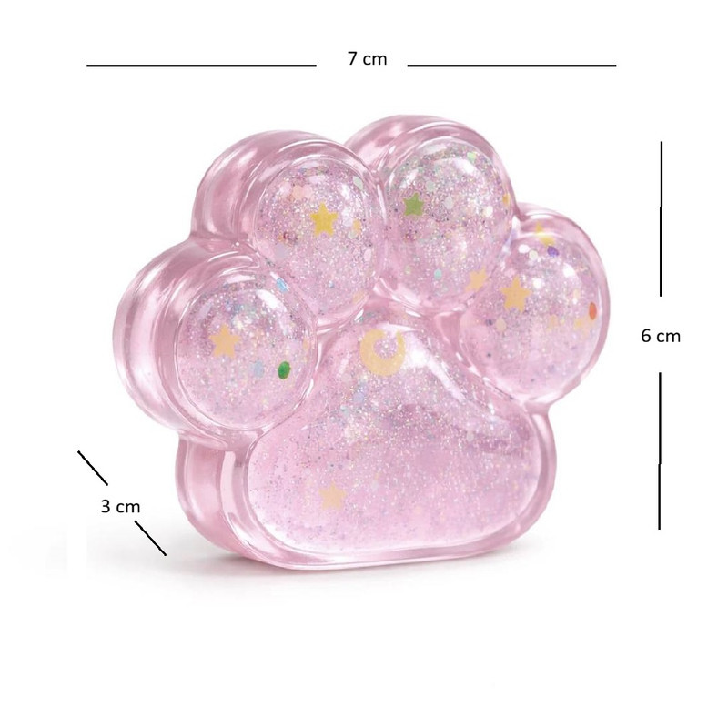اسکوییشی مدل پنجه گربه طرح اکلیلی شفاف کد PINCH.FAMILY TRB