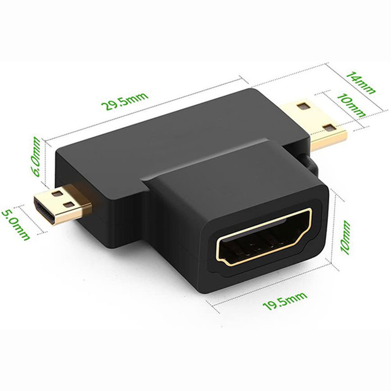 مبدل HDMI به MICRO HDMI و MINI HDMI مدل NETPIL-8112