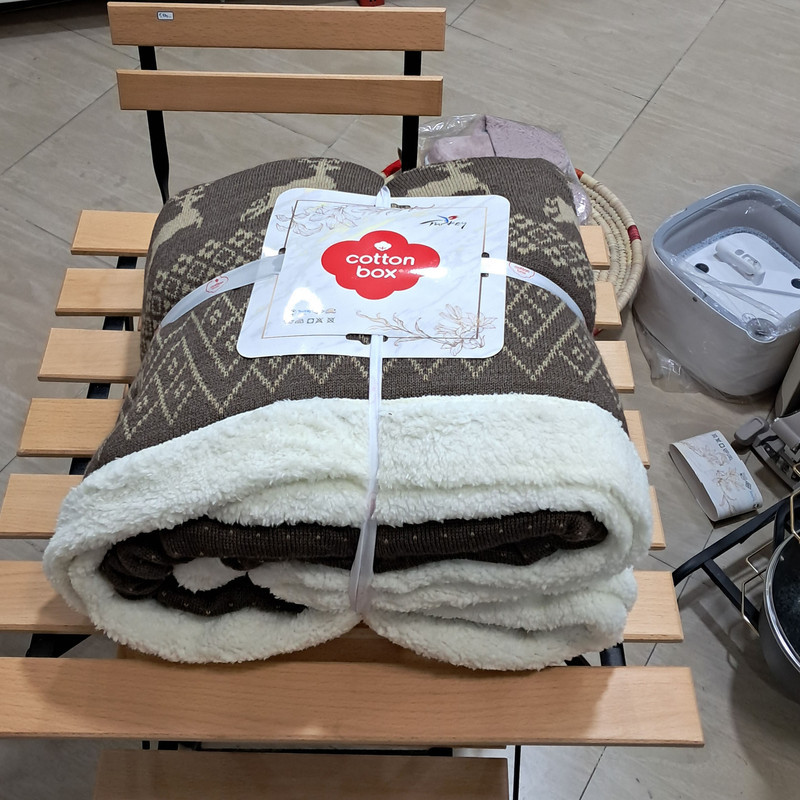 پتو کاتن باکس مدل گوزنی سایز 2×160 سانتی متر