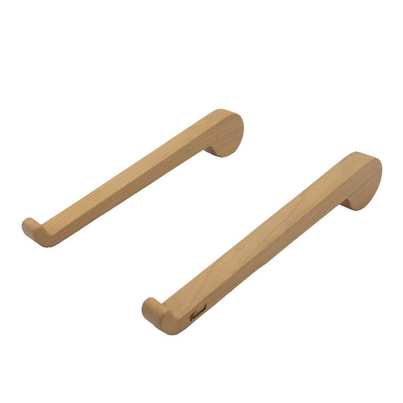 پایه نگهدارنده لپ‌تاپ تی وود مدل چوب طبیعی 01 بسته دو عددی
