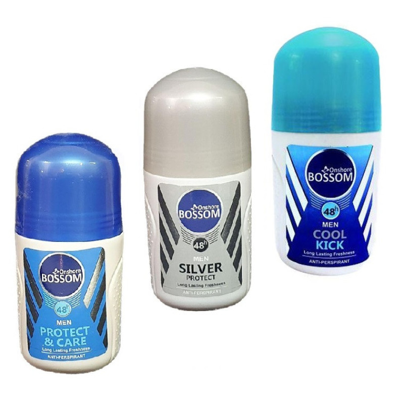 رول ضد تعریق انشور بوسوم مدل Silver - Protect - cool حجم 75 میلی لیتر مجموعه 3 عددی