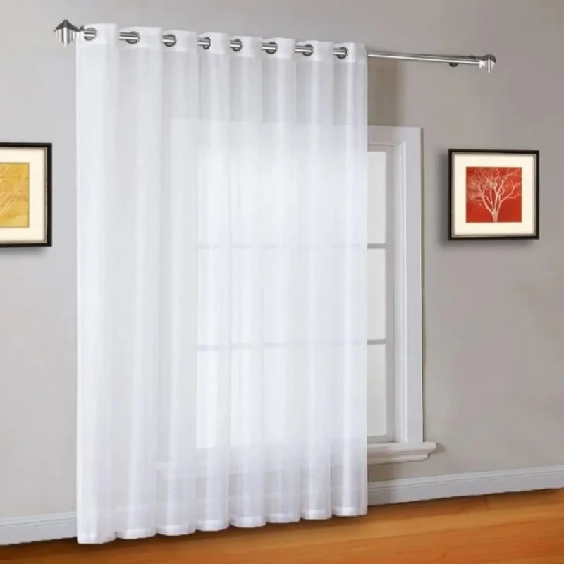 پرده پانچی نوین پرده خورشید مدل حریر ساده سایز 280 × 140 سانتی متر
