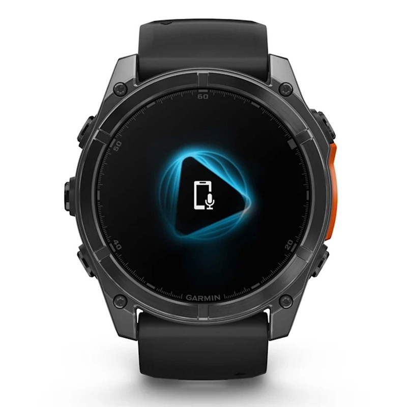 ساعت هوشمند 47 میلی‌متری گارمین مدل Fenix 8 Amoled با بند سیلیکونی