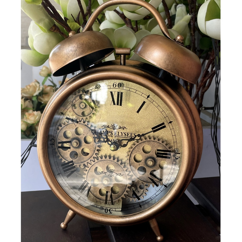ساعت رومیزی مدل چرخ دنده ای کد Y629A