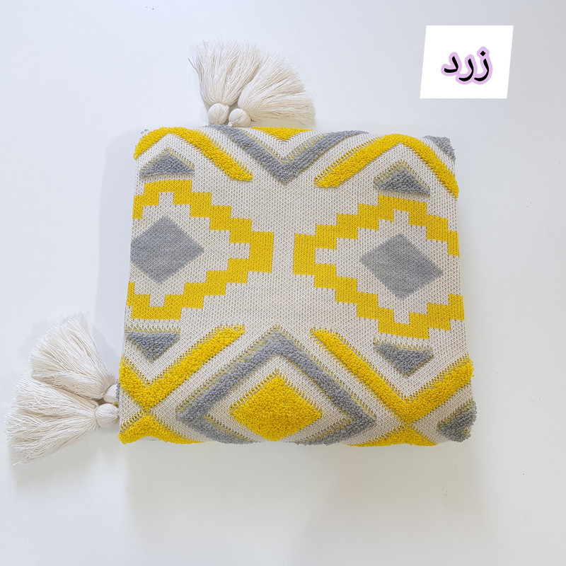 شال مبل مدل پانچدوزی کد 1 سایز 170×140 سانتیمتر