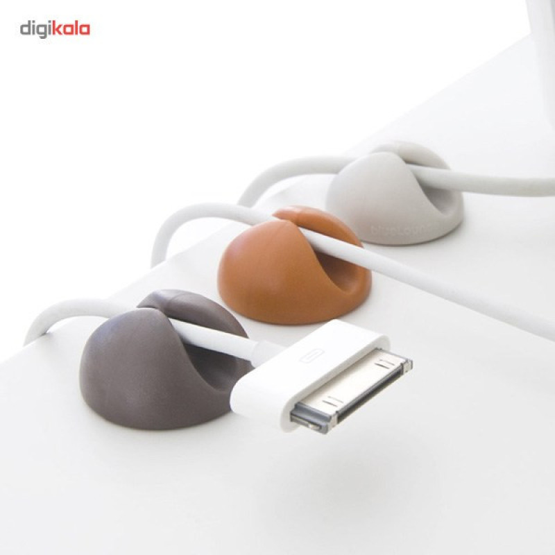 نگهدارنده کابل بلولانژ مدل CableDrop بسته 6 عددی