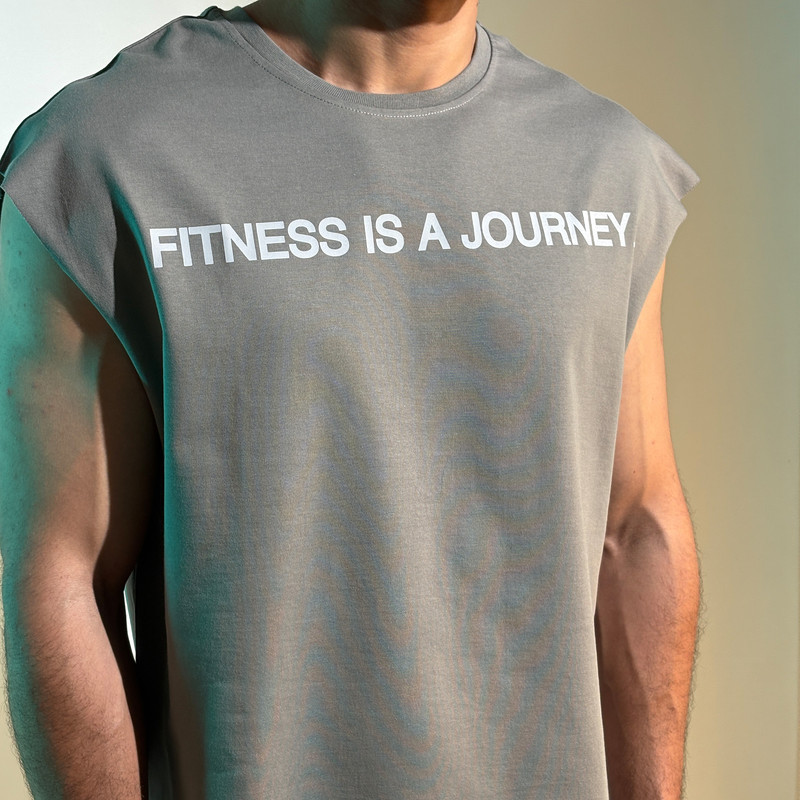 تاپ مردانه مدل باکسی FITNESS