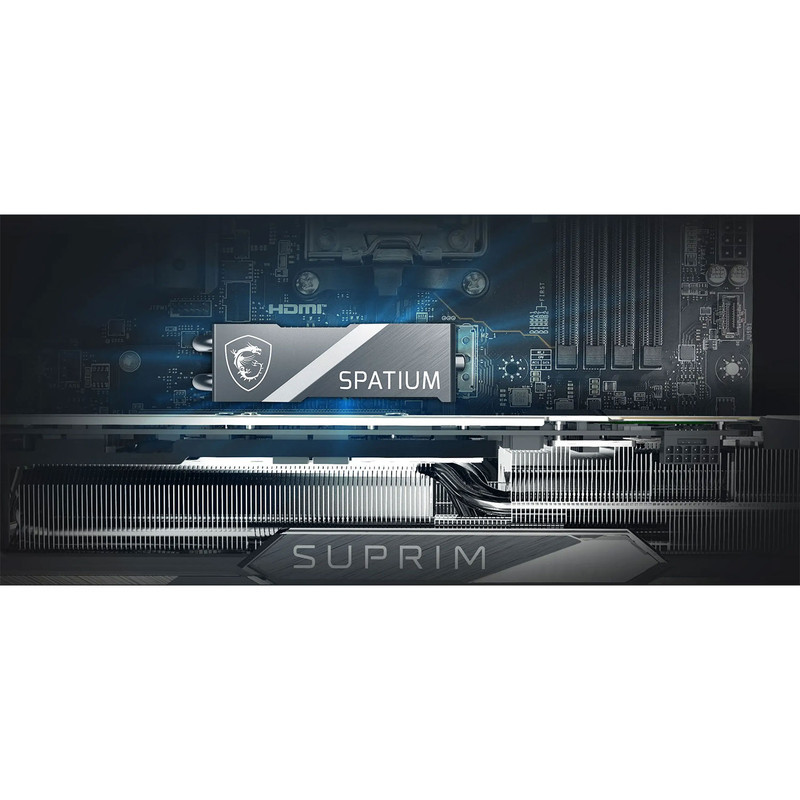 اس اس دی اینترنال PCIe Gen5 x4 ام اس آی مدل SPATIUM M570 PRO FROZR ظرفیت 2 ترابایت