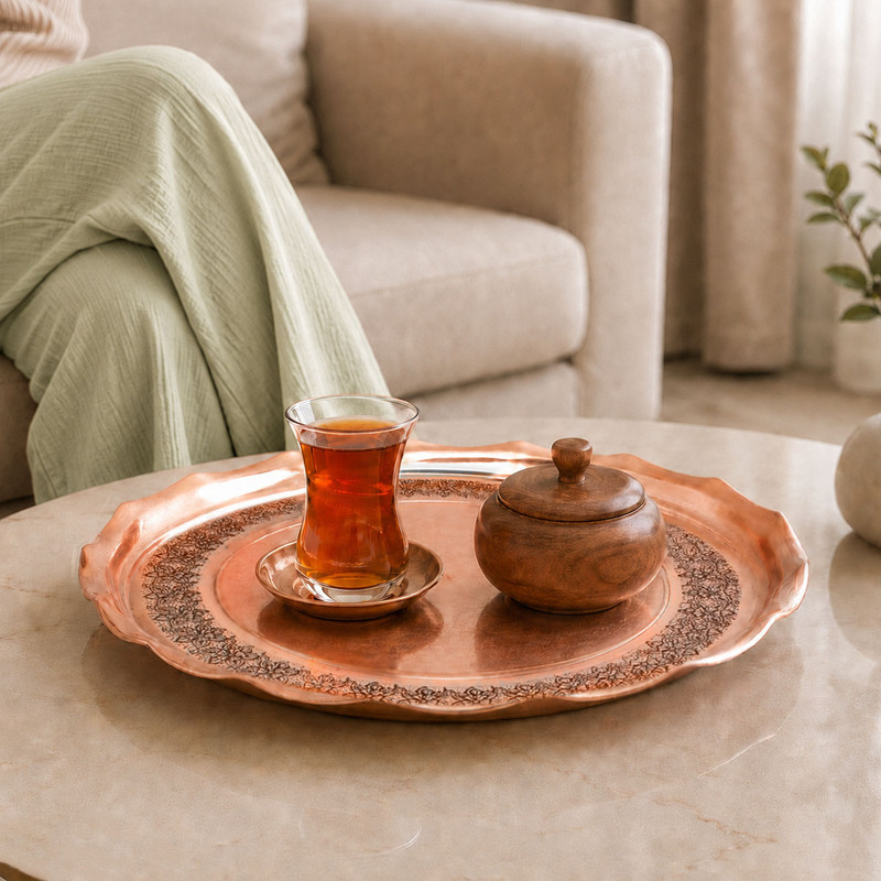 سینی مسی دیبا زنجان مدل 1038