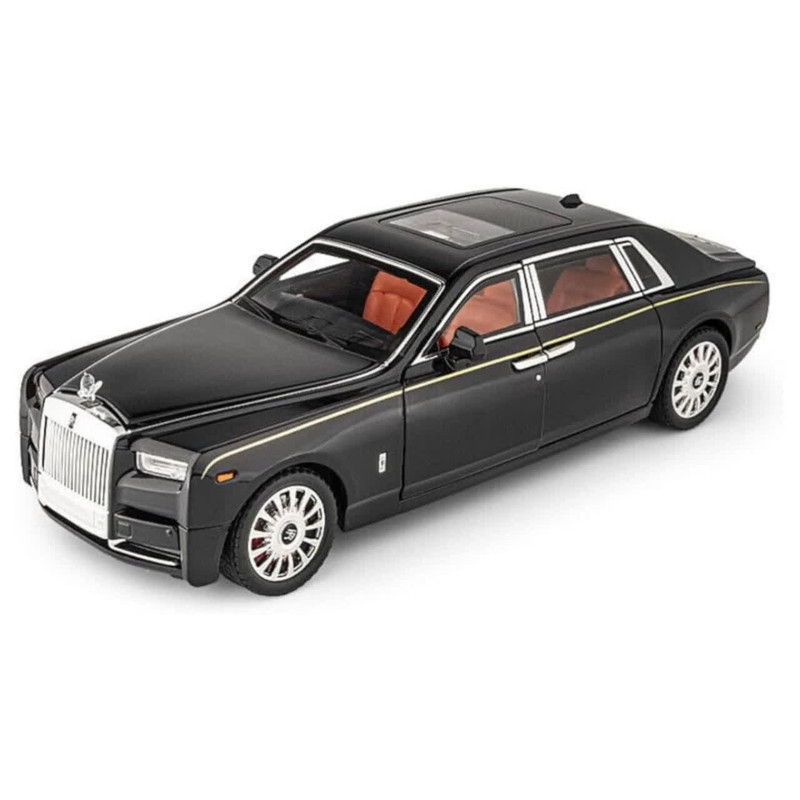 ماکت ماشین بازی ناب سل مدل رولزرویس سقف کهکشانی فلزی موزیکال کد  Rolls-Royce scale 1:18
