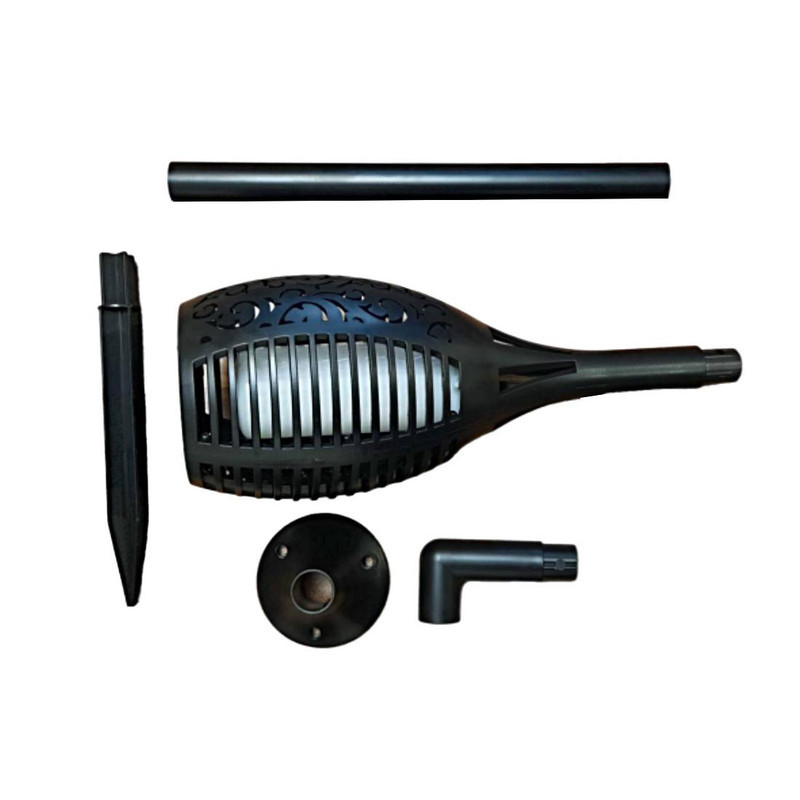 چراغ پارکی خورشیدی زمینی و دیواری مدل مشعل XF-6006