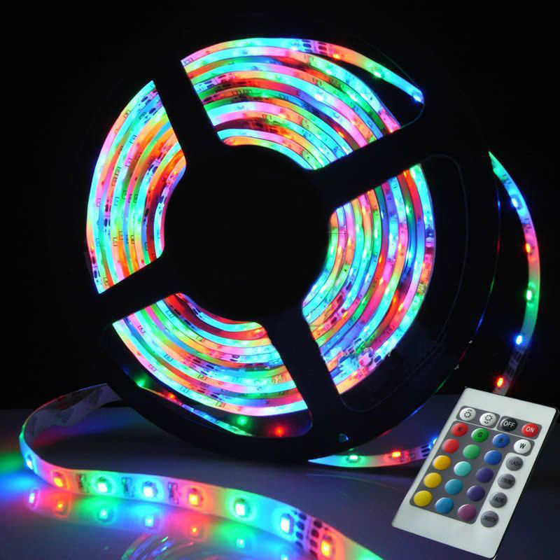 ریسه ال ای دی مدل RGB-remote طول 5 متر