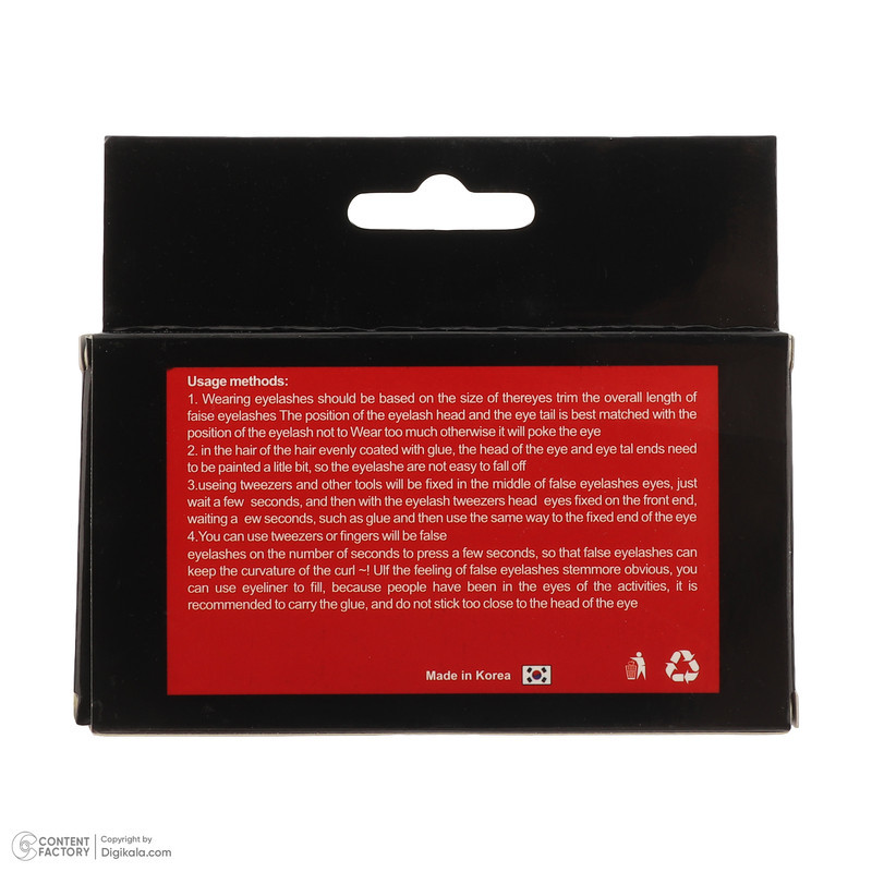 مژه مصنوعی سه‌بعدی رد چری مدل Mink 3D F021
