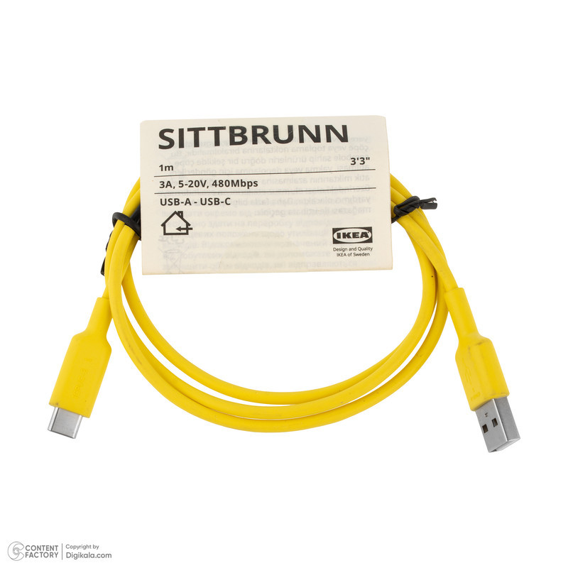 کابل تبدیل USB به USB-C ایکیا مدل SITTBRUNN طول 1 متر