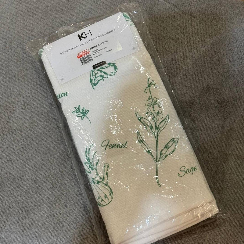 ست دو تکه دستمال آشپزخانه کاراجا هوم مدل Fresh
