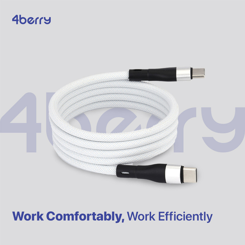 کابل USB-C فوربری مدل Magnetic KS-CC01-60W طول 1 متر