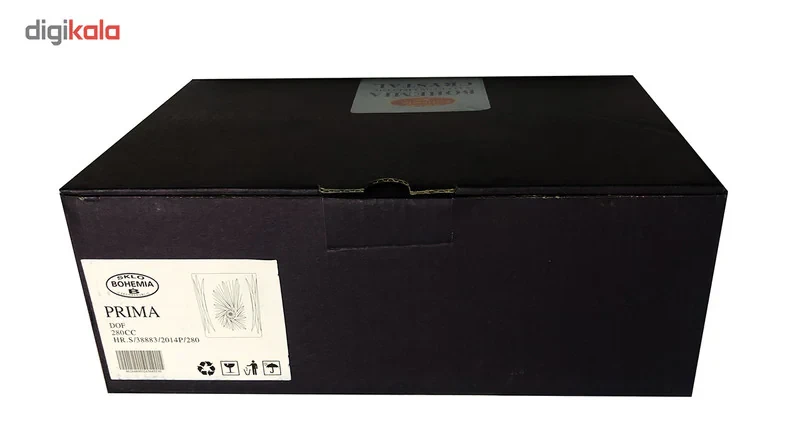 نیم لیوان بوهمیا کد SP40 بسته 6 عددی