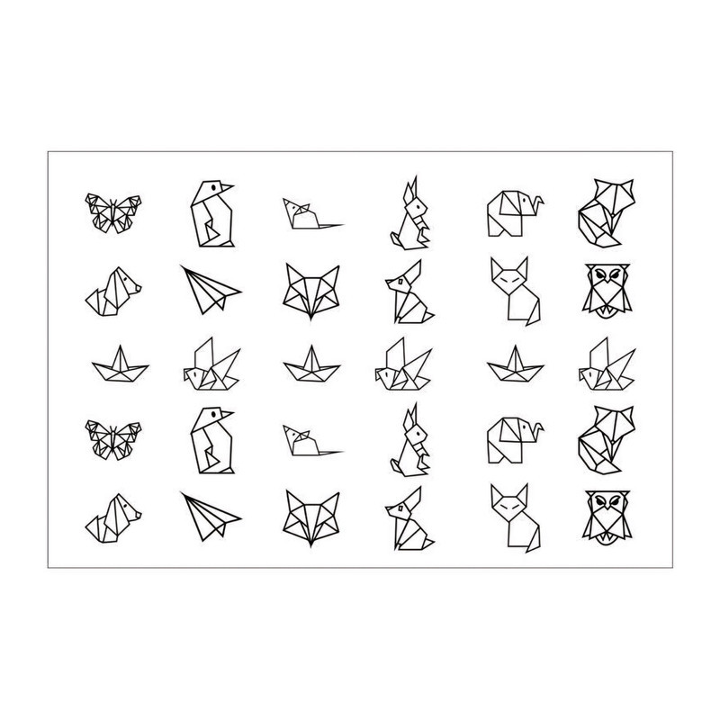 برچسب لنز ناخن مدل w9