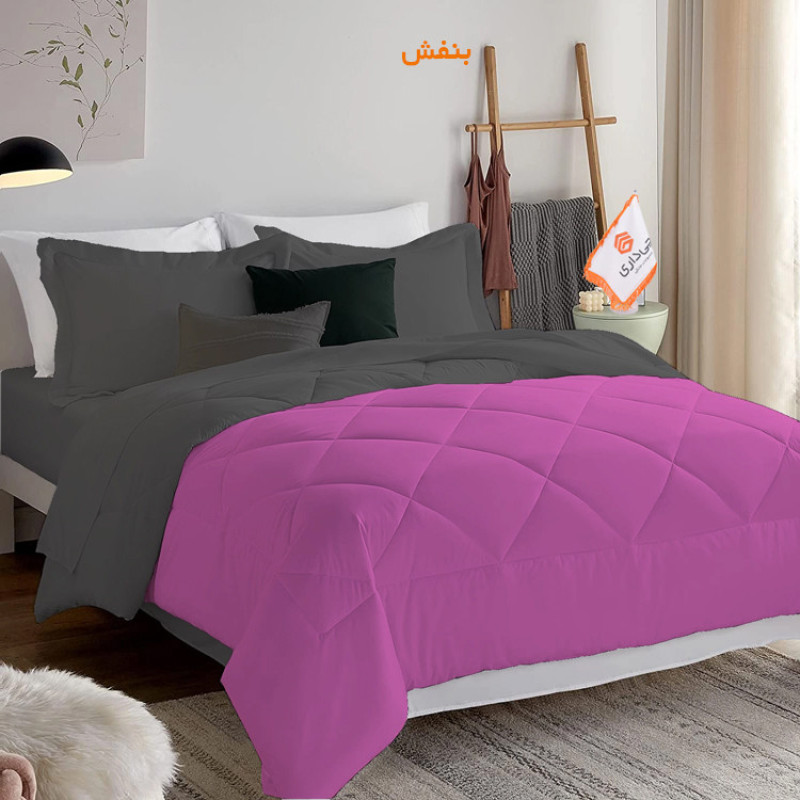 لحاف چیداری مدل دورو دونفره سایز 220x240 سانتی متر