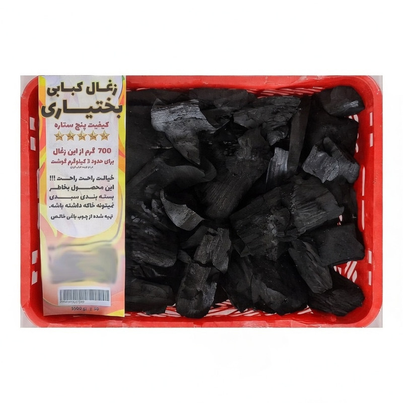 زغال کبابی بختیاری مدل 5 ستاره سبدی وزن 5.5 کیلوگرم