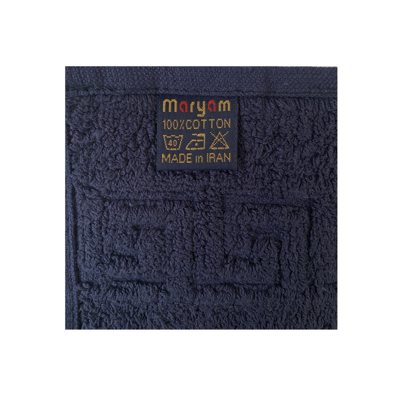 حوله دست و صورت مریم مدل Versace سایز 30x30 سانتی متر - بسته ۳ عددی