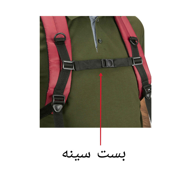 کوله پشتی لپ تاپ تنسر کد 112 مناسب برای لپ تاپ  17 اینچی