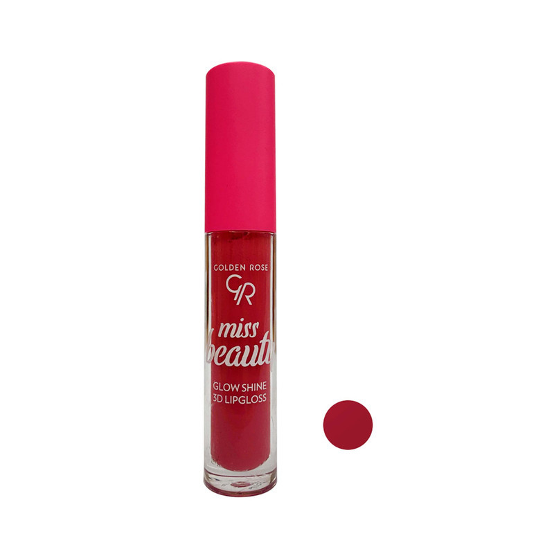لیپ گلاس گلدن رز مدل MISS BEAUTY شماره 04