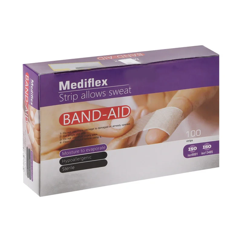 چسب زخم مدیفلکس مدل Aid01 بسته 100 عددی