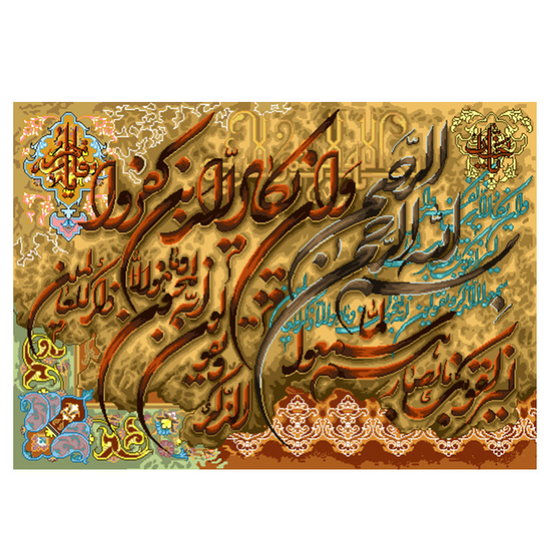 نخ و نقشه تابلوفرش مدل 22227
