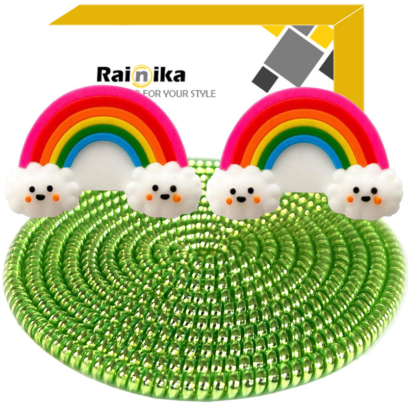 محافظ کابل شارژ و هندزفری رینیکا مدل Rainbow KK 03 مجموعه 3 عددی