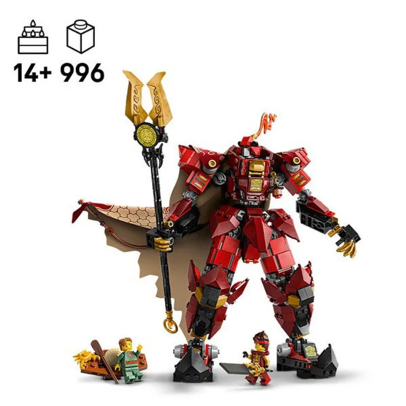 لگو 996 تکه مدل نینجاگو مدل The Fire Knight Mech کد 71846