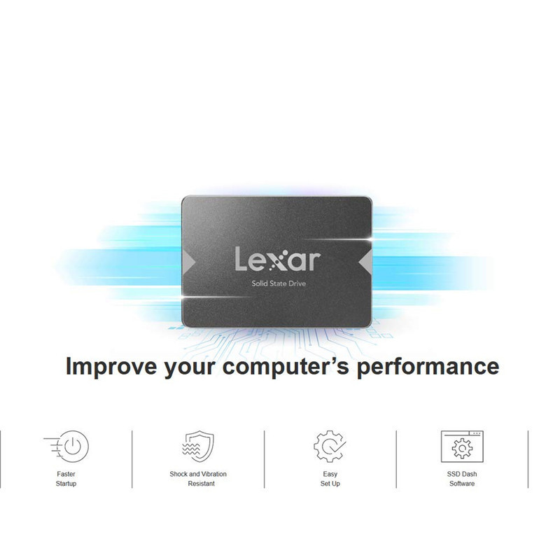 اس اس دی اینترنال SATA III لکسار مدل NS100 ظرفیت 128 گیگابایت