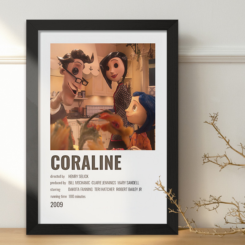 تابلو خندالو طرح کورالاین (Coraline) کد F13226