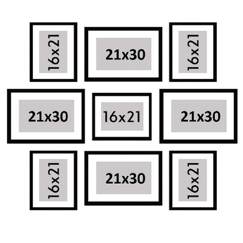 قاب عکس بکلیت مدل پاسپارتو 215-67 مجموعه 9 عددی