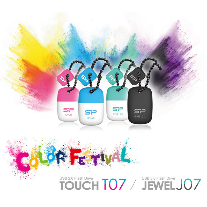 فلش مموری سیلیکون پاور مدل Touch T07 ظرفیت 64 گیگابایت با رابط USB