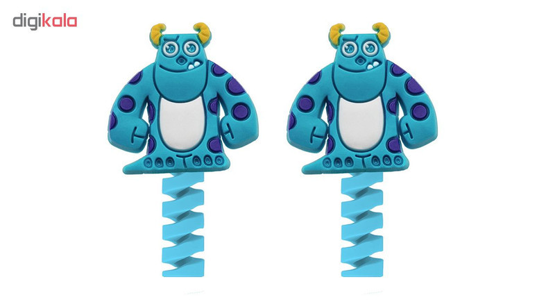 محافظ کابل شارژ طرح Monster کد F1 بسته دو عددی