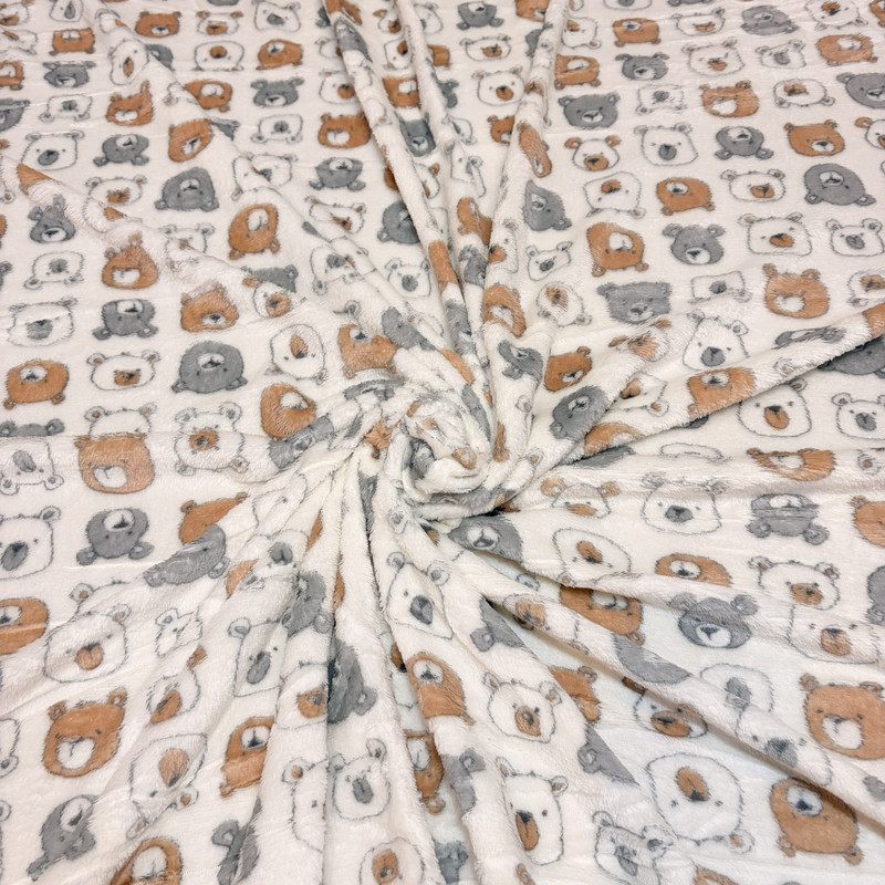 پتو مسافرتی 1 نفره مدل خرس کوچولو سایز 200x160 سانتی‌متر