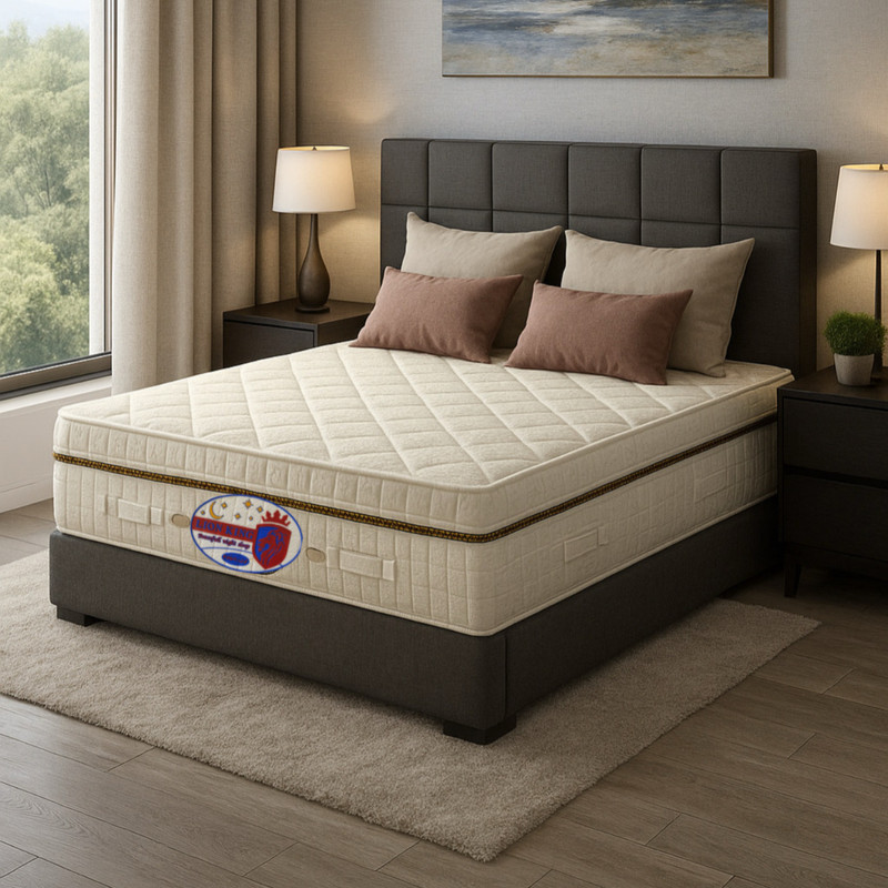 تشک لاین کینگ مدل طبی فنری آگرا دو نفره سایز 200×140سانتی متر