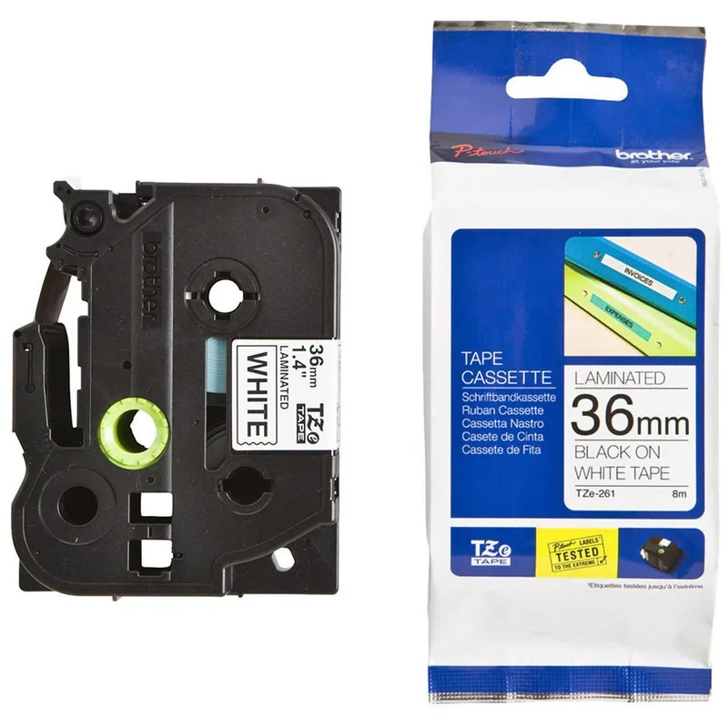 برچسب پرینتر لیبل زن برادر مدل Tze-261