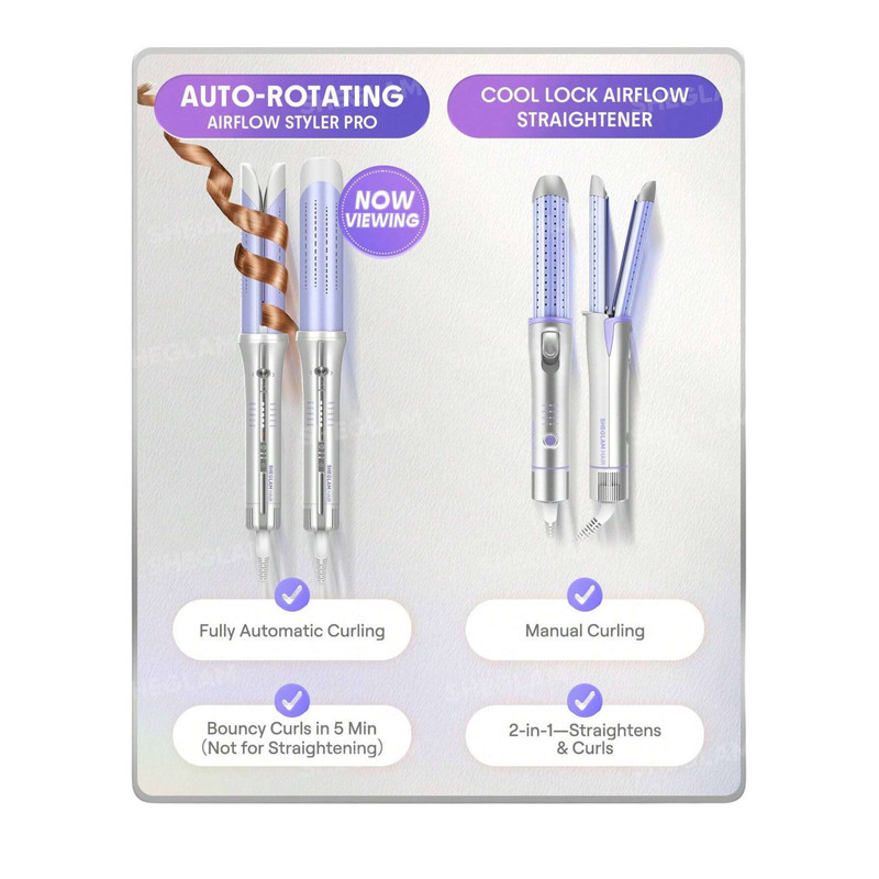 فر کننده و حالت دهنده مو شیگلم مدل Airflow Styler Pro-32mm