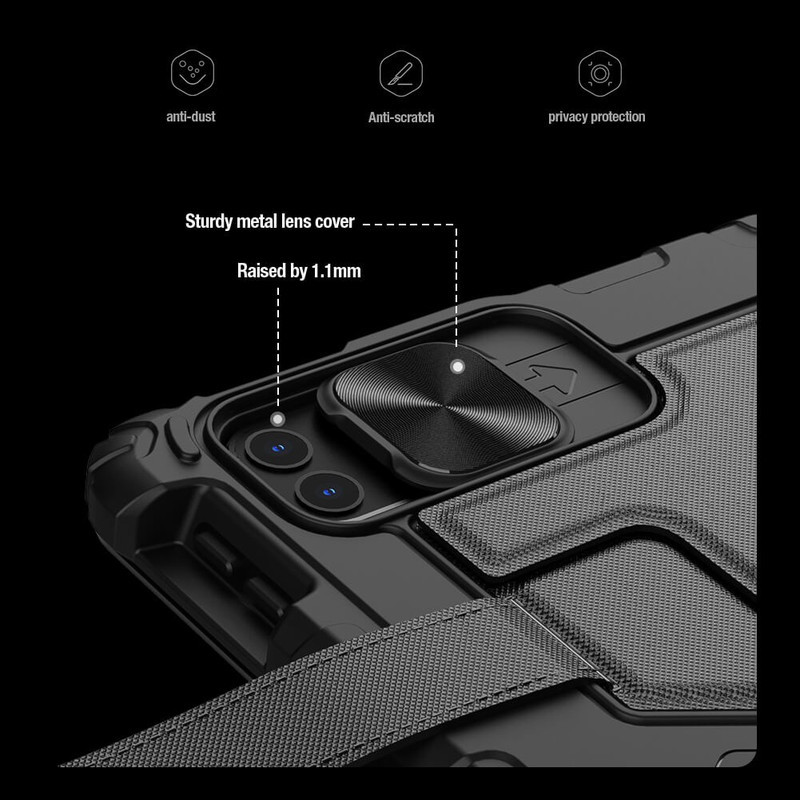 کیف کلاسوری کیبورد دار نیلکین مدل Bumper Go Keyboard مناسب برای تبلت اپل iPad Air 11 2024  Air 10.9 2022  Air 4  Air 5  Air 6  Air 2020  Ipad Pro 11 2020  2021  2022