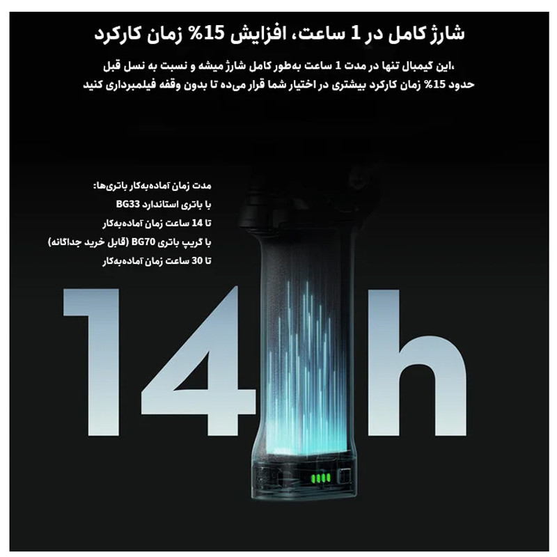 گیمبال دی جی آی مدل RS5 Combo فاقد هد